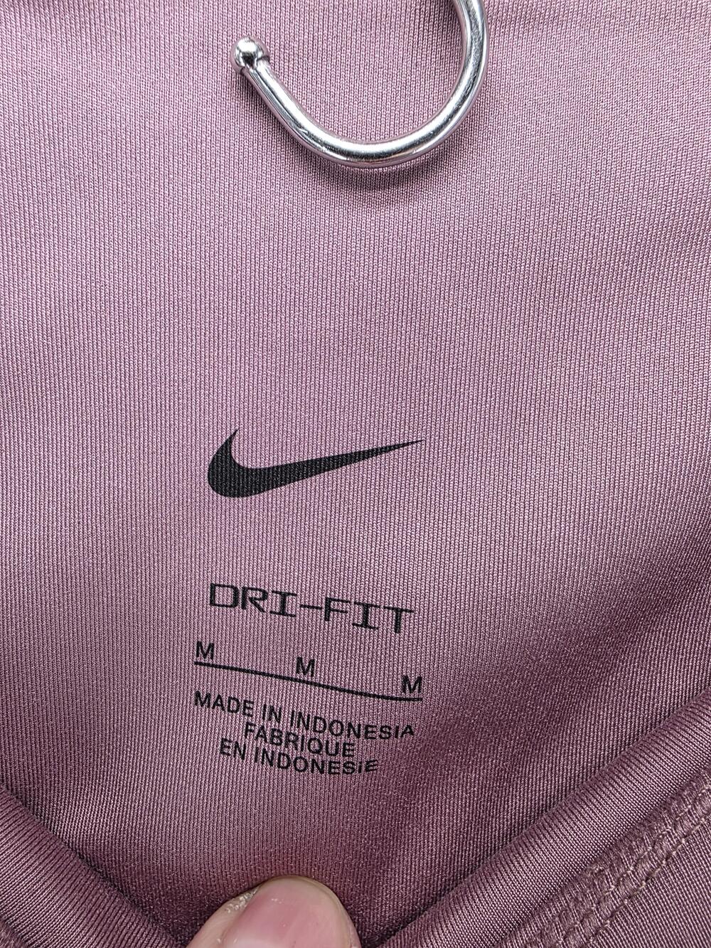 Nike Leggings Womens M Pink Ankle Dri-FIT Elastic Waist Stretch 27 Inseam - Picture 5 of 8